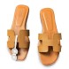 Женские шлепанцы Hermes Flip-flop Brown