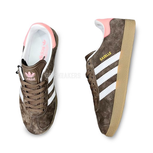 Женские кеды Adidas Gazelle Suede Brown Coral
