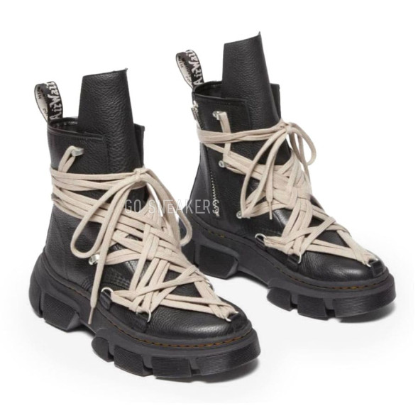 Женские ботинки Rick Owens X Dr. Martens Woman Black