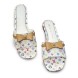 Женские шлепанцы Louis Vuitton Flip-flop White/Multicolor