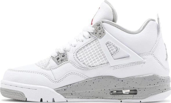 Унисекс кроссовки Nike Air Jordan 4 Retro GS &amp;#039;White Oreo&amp;#039;