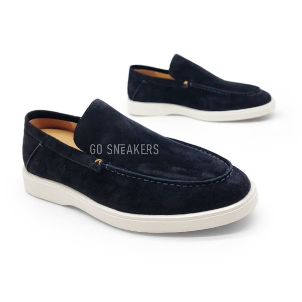 Мужские мокасины Santoni Man Moccasins Black