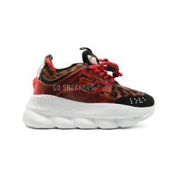 Versace Chain Reaction Leopard Print