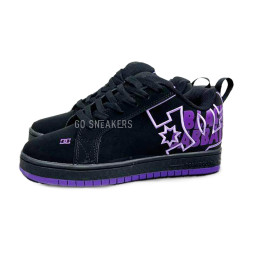 DC Court Graffik Unisex Black Purple