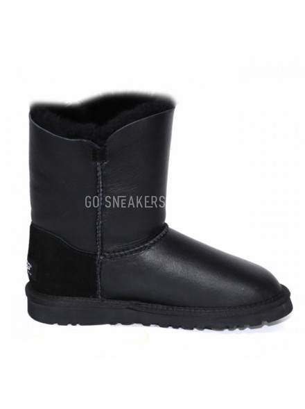 Женские короткие угги Metallic Black