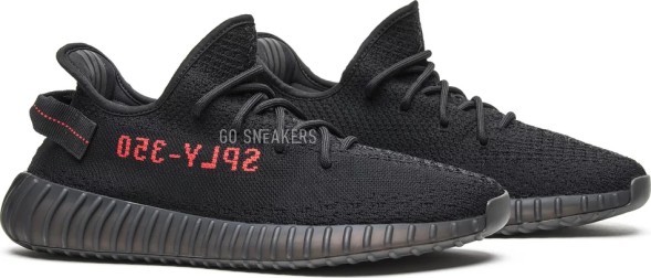 Унисекс кроссовки Adidas Yeezy Boost 350 V2 &amp;#039;Bred&amp;#039;