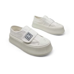 Chanel Platform Full White