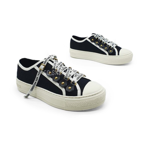 Женские кеды Dior Textile Black