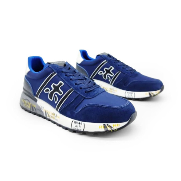 Унисекс кроссовки Premiata 483 Textile/Suede Blue