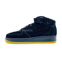 Nike Air Force 1 ’07 LV8 Mid Utility Winter Suede Black