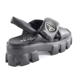 Prada Sandals Leather Black