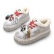 Женские зимние кеды на платформе Miu Miu Winter Sneakers Platform  White