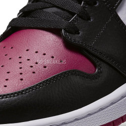 Nike Air Jordan 1 Mid Bred Toe