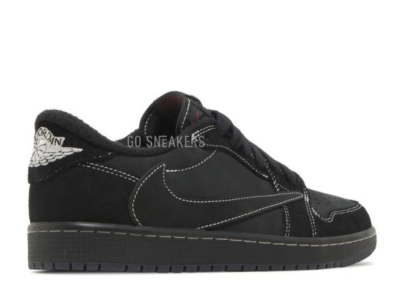 Унисекс кроссовки Nike Air Jordan 1 Low Travis Scott Black Phantom