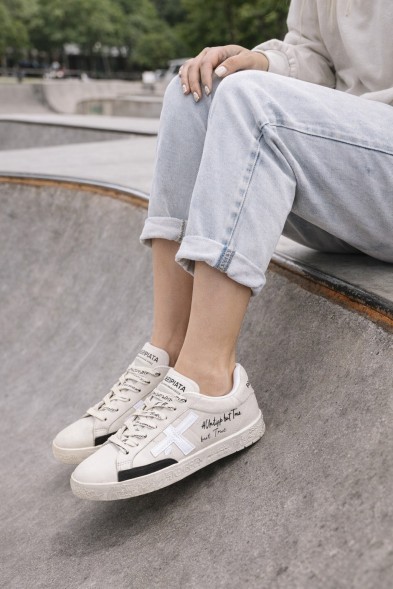Женские кеды Premiata Outdoor Skateboard White