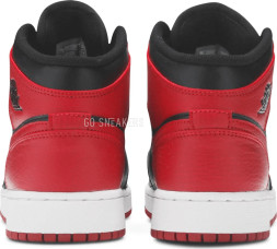 Женские кроссовки Nike Air Jordan 1 Mid GS 'Banned'