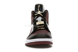 Nike Air Jordan 1 Mid SE Black Dark Beetroot