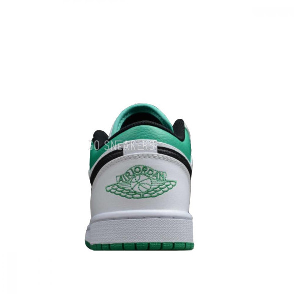 Унисекс кроссовки Nike Air Jordan 1 Low White Lucky Green Black