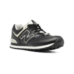 New Balance Мужские 574 Leather Black