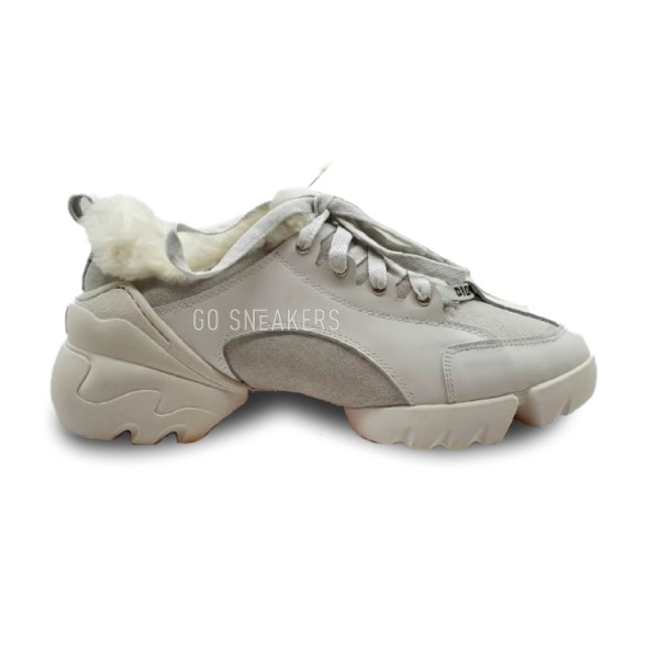 Женские зимние кроссовки Dior D-Connect Beige