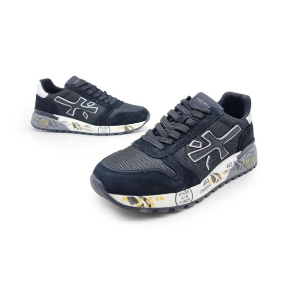Унисекс кроссовки Premiata 483 Textile/Suede Air Black