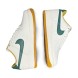 Унисекс кроссовки Nike Air Force 1 White/Green Swoosh