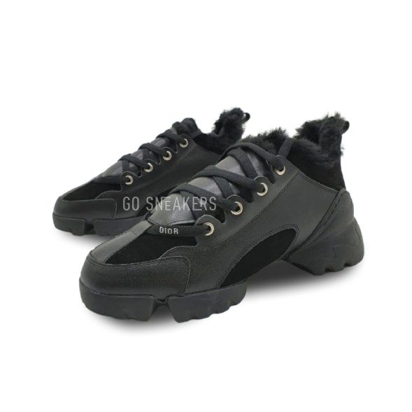 Женские зимние кроссовки Dior D-Connect Black