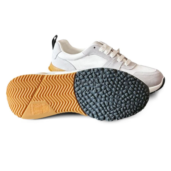 Мужские кроссовки Brunello Cucinelli Suede Textile White