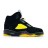 Nike Air Jordan 5 Man Black Yellow