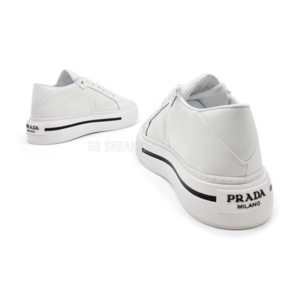 Унисекс кроссовки Prada Macro Low White
