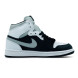 Унисекс зимние кроссовки Nike Air Jordan 1 Winter White Black