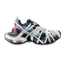 Balenciaga 3XL Extreme Lace Sneaker White/Red/Blue