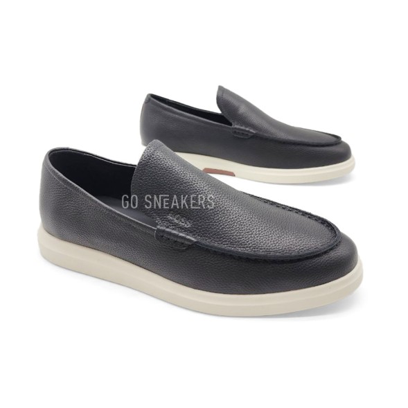 Мужские лоферы Hugo Boss Loafers Leather Black