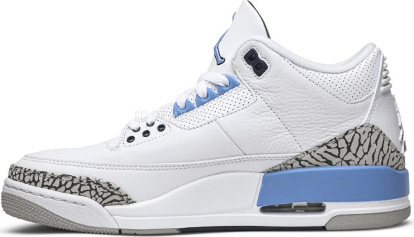 Унисекс кроссовки Nike Air Jordan 3 Retro &amp;#039;UNC&amp;#039;